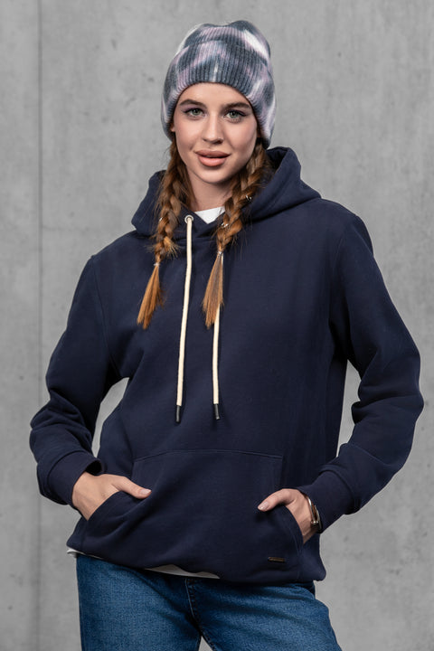 Women's Woolen Beanie Tie-Dye Ink Fade