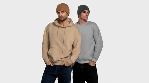 ENEX knitwear: wool sweaters and beanies