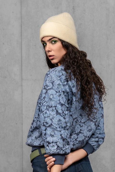 Women's Beige Woolen Beanie