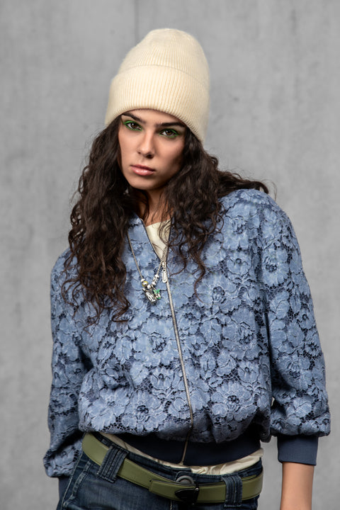 Women's Beige Woolen Beanie