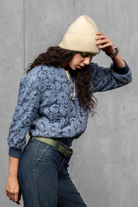 Women's Beige Woolen Beanie