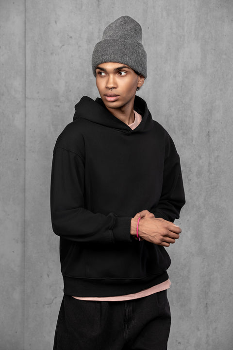 Men's Dark Gray Mohair Beanie