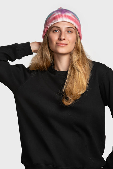 Women's Woolen Beanie Tie-Dye