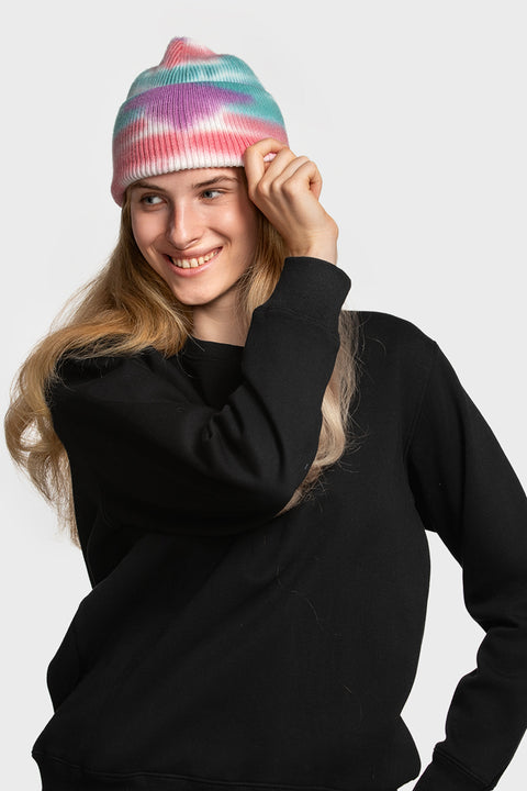 Women's Woolen Beanie Tie-Dye