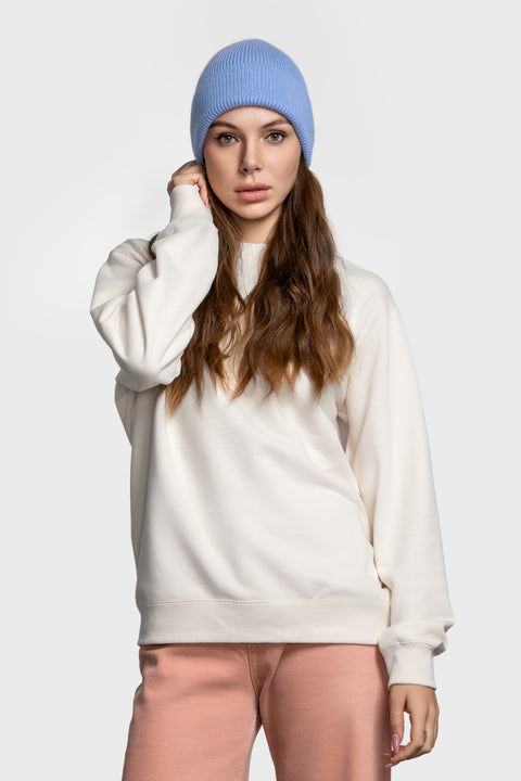 Women's Light Blue Woolen Beanie