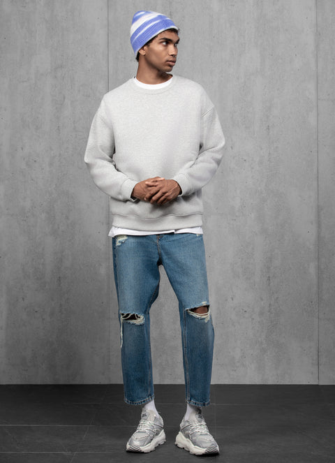 Men's Woolen Beanie Tie-Dye Icy Horizon