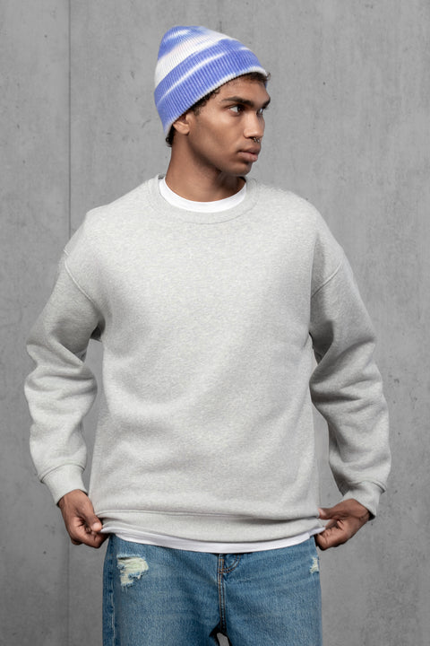 Men's Woolen Beanie Tie-Dye Icy Horizon