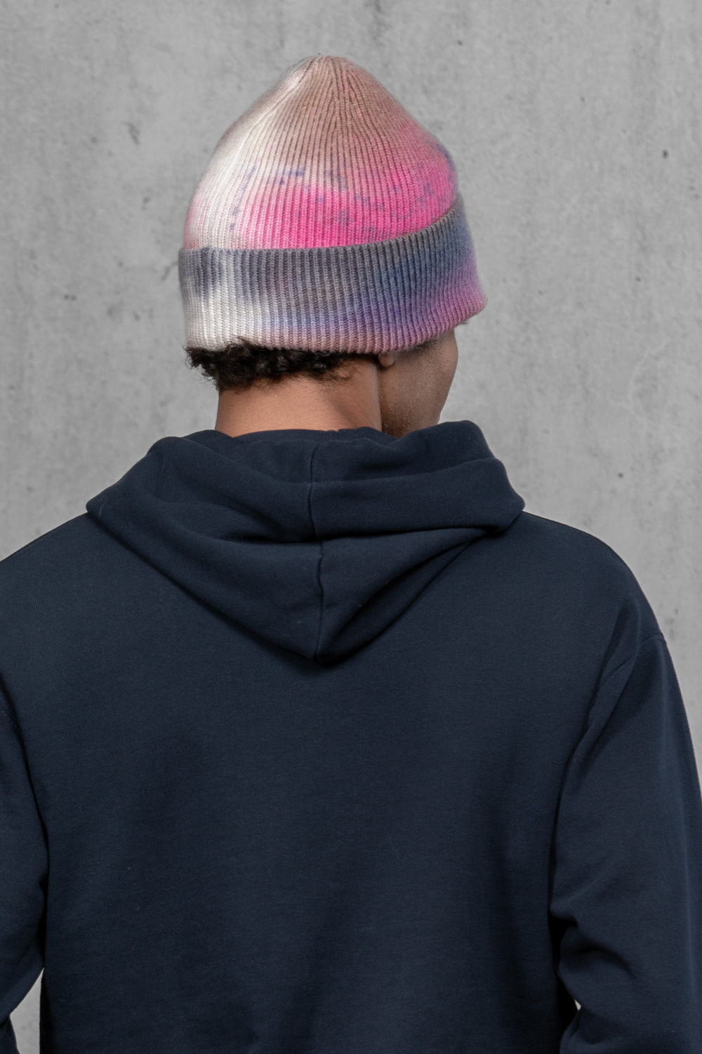 Men's Woolen Beanie Tie-Dye Berry Mist – ENEX