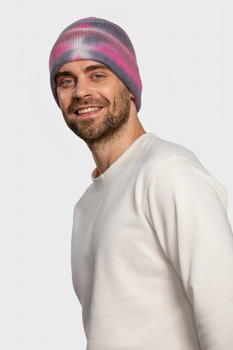 Men's Woolen Beanie Tie-Dye