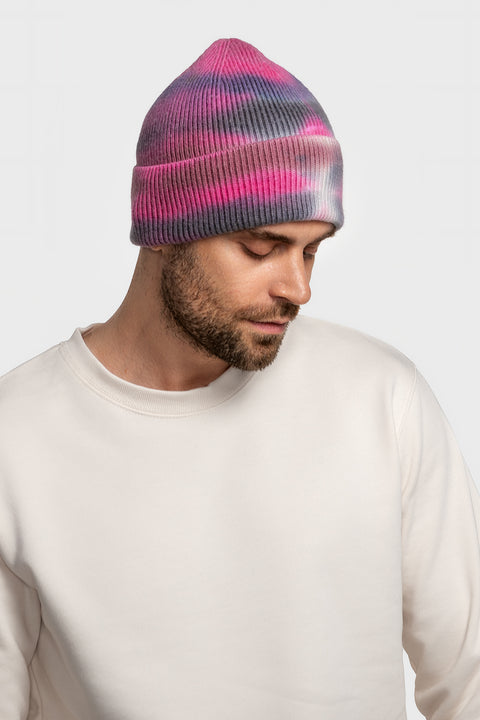 Men's Woolen Beanie Tie-Dye