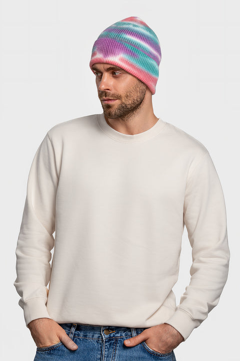 Men's Woolen Beanie Tie-Dye