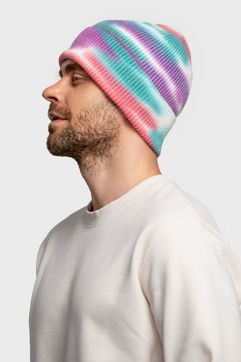 Men's Woolen Beanie Tie-Dye