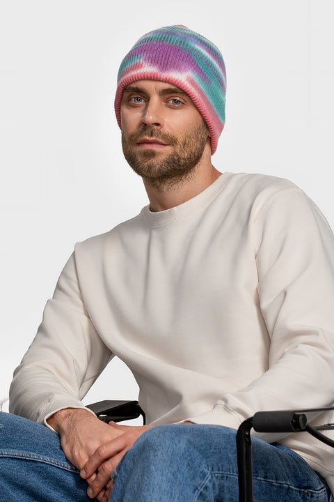 Men's Woolen Beanie Tie-Dye