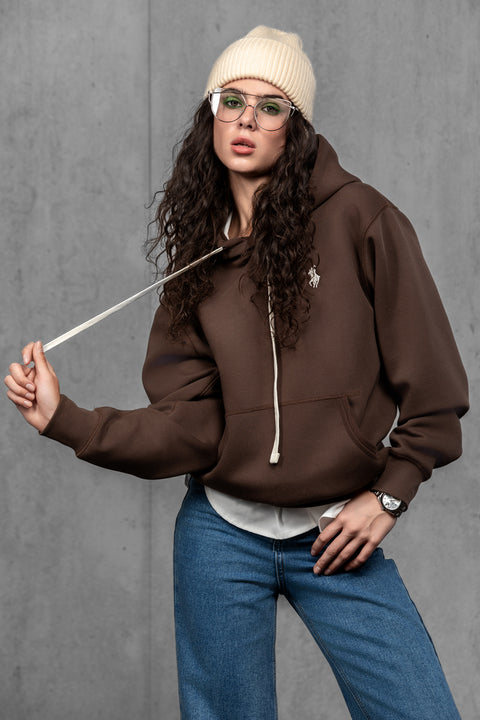 Women's Beige Cashmere Beanie