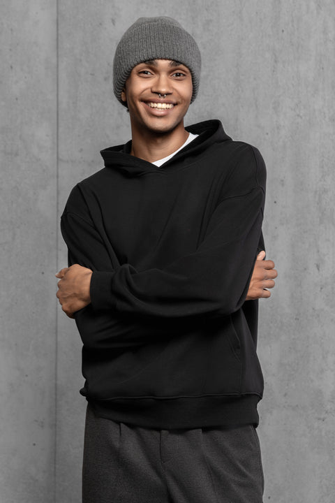 Men's Gray Cashmere Beanie