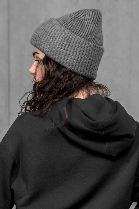 Women's Gray Cashmere Beanie