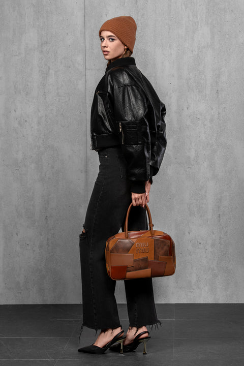 Women's Brown Woolen Beanie