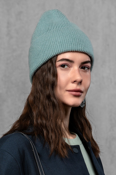 Women's Teal Woolen Beanie