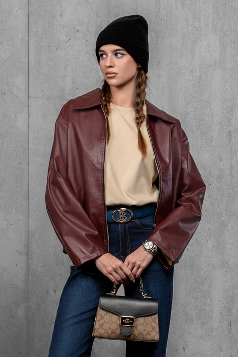 Women's Black Woolen Beanie