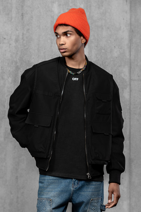 Men's Orange Mohair Beanie