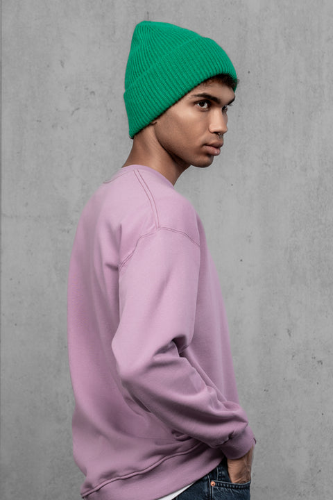 Men's Green Mohair Beanie