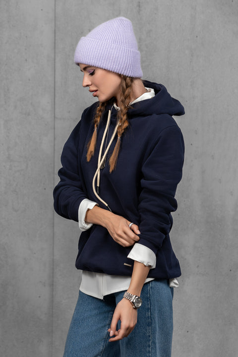 Women's Lavender Mohair Beanie