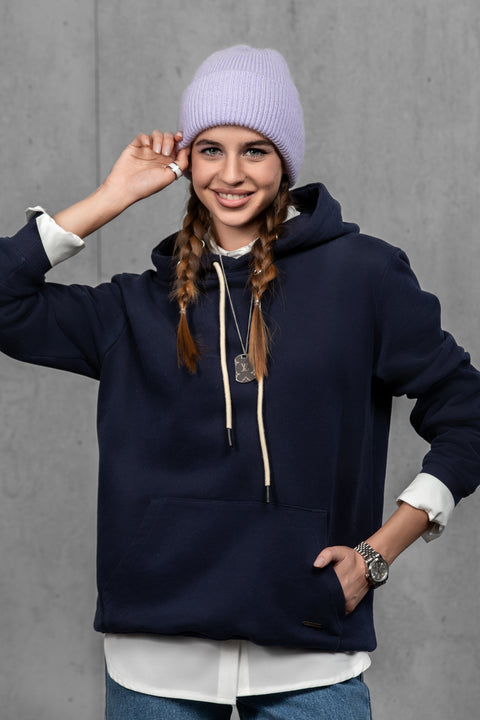 Women's Lavender Mohair Beanie