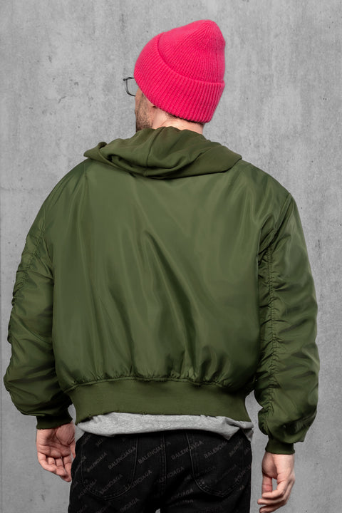 Men's Rose Blue Mohair Beanie